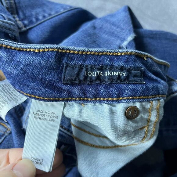 Lucky Brand Jeans Women 8/29 Skinny Lolita Distressed Ankle Stretch Mid Rise - Picture 4 of 10